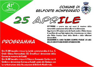 81° Anniversario della Liberazione